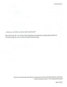 Grbavica, ein Film verändert die Gesellschaft