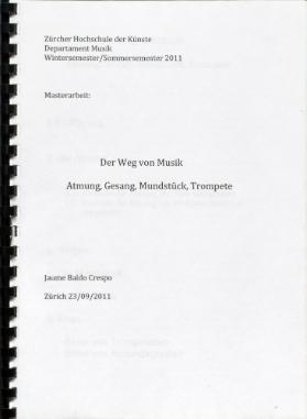 Der Weg der Musik