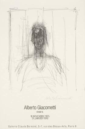 Alberto Giacometti - Dessins - 18 novembre 1975 - 31 janvier 1976 - Galerie Claude Bernard