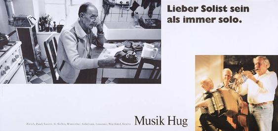 Musik Hug - Lieber Solist sein als immer solo.