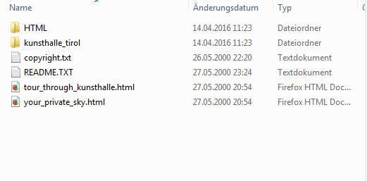 Buckminster Fuller's Ausstellung "Your Privat Sky" in Kunsthalle Tirol (Austria)