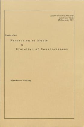 Perception of Music & Evolution of Consciousness