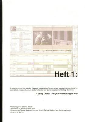" Cutting Kairos " - Fotografiebetrachtung im Film