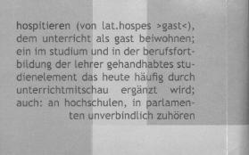 Hospitieren