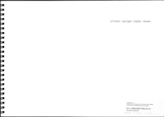 Schreiten - Springen - Hüpfen - Drehen