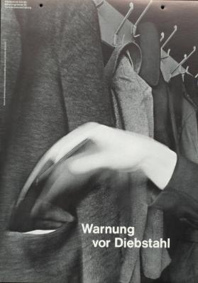 Warnung vor Diebstahl