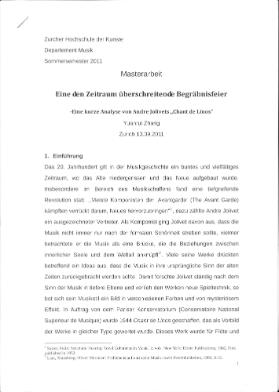 Eine den Zeitraum überschreitende Begräbnisfeier