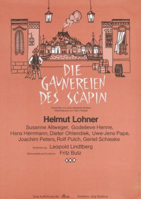 Die Gaunereien des Scapin - Helmut Lohner - Eine Aufführung der Bühne 64