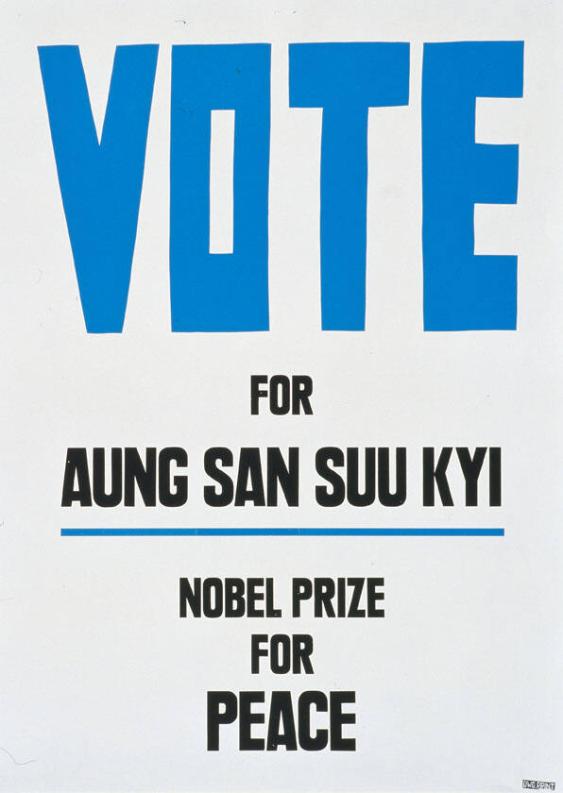 Vote for Aung San Suu Kyi - Nobel Prize for peace