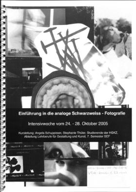 Einführung in die analoge Schwarzweiss - Fotografie