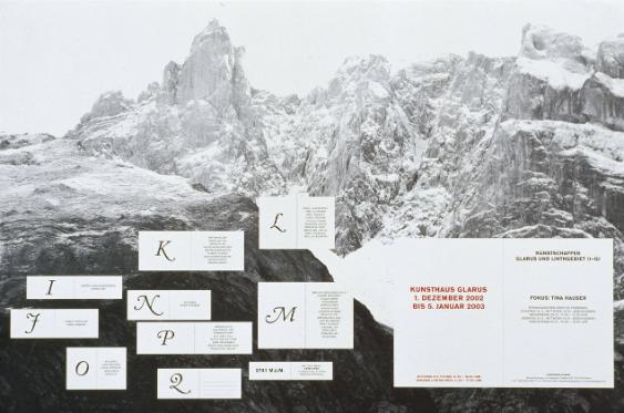 Kunstschaffen Glarus und Linthgebiet (i-Q) - Fokus: Tina Hauser - Kunsthaus Glarus