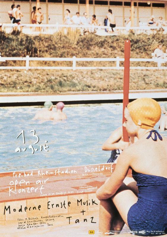 Freibad Rheinstadion Düsseldorf - Open air Konzert - Moderne Ernste Musik + Tanz
