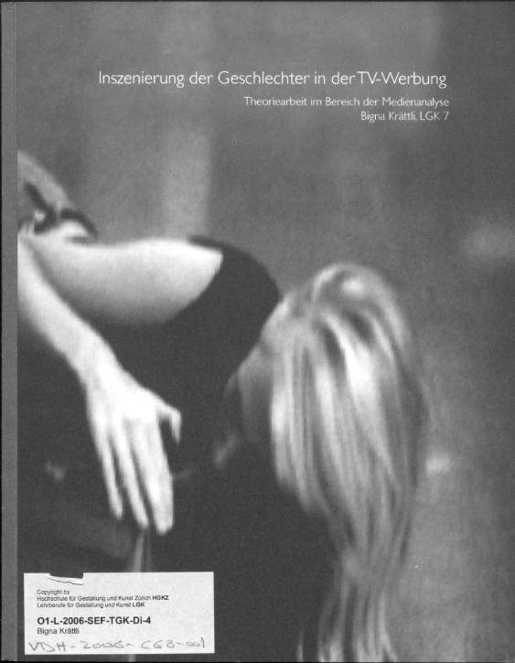 Inszenierung der Geschlechter in der TV-Werbung