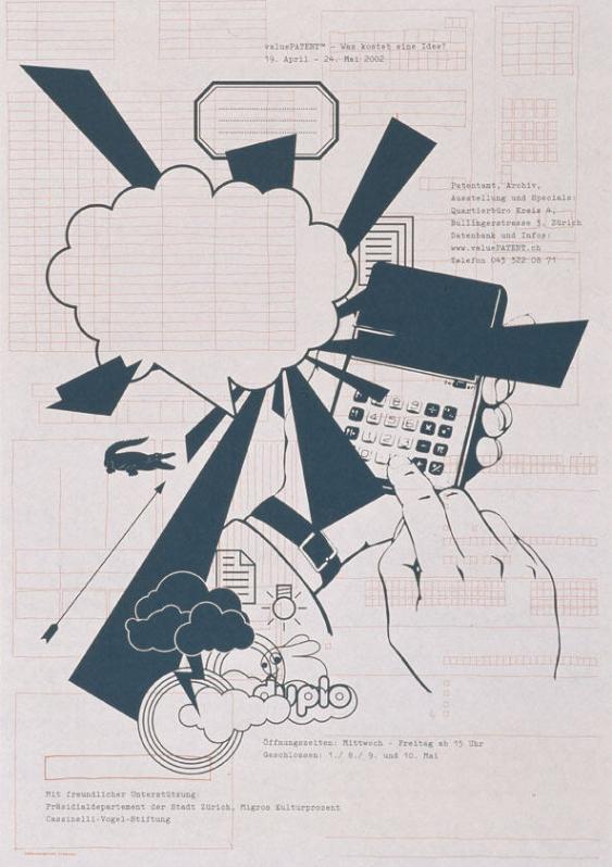 valuePATENT - Was kostet eine Idee? - Patentamt, Archiv, Ausstellung und Specials: Quartierbüro Kreis 4