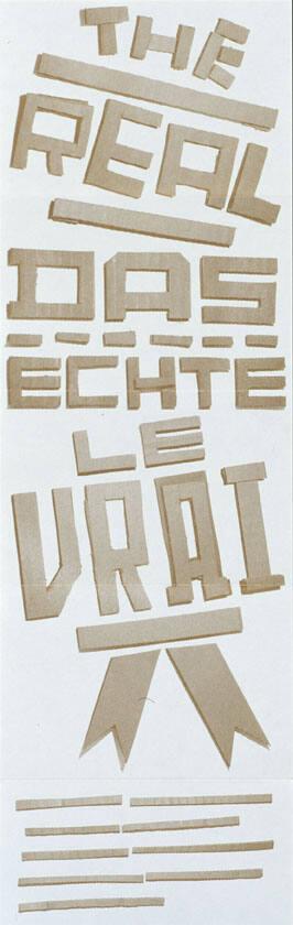 The Real - Das Echte - Le vrai