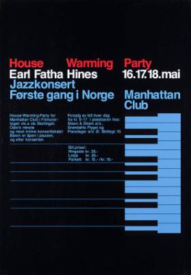 House Warming Party - Earl Fatha Hines - Jazzkonsert