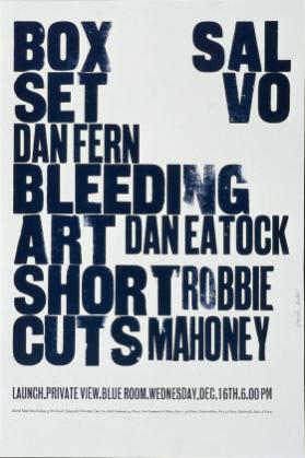 Salvo - Box Set - Dan Fern - Bleeding Art - Dan Eatock - Short Cuts - Mahoney