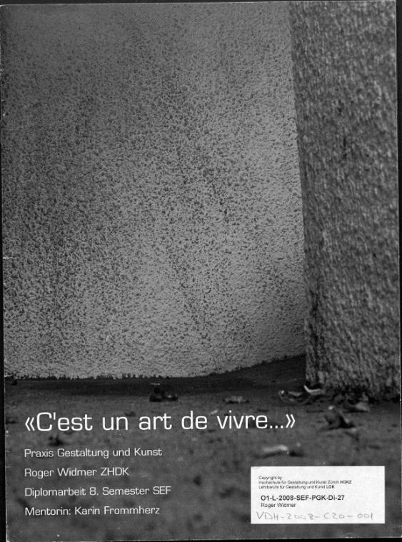 C'est un art de vivre...