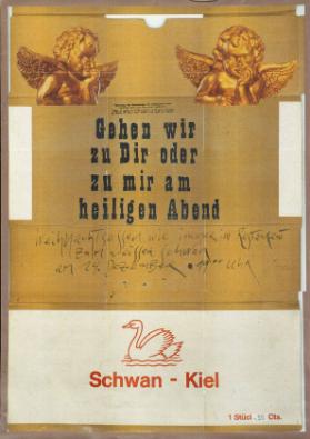Gehen wir zu Dir oder zu mir am heiligen Abend - Weihnachtsessen wie immer im Restaurant zum Weissen Schwan - Schwan - Kiel