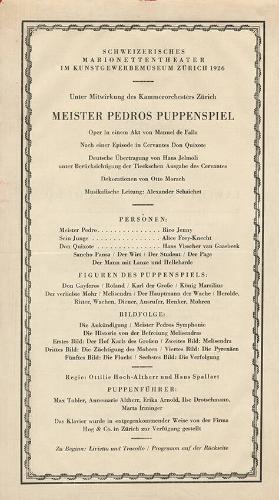 Meister Pedros Puppenspiel