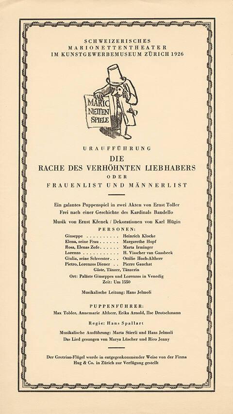 Die Rache des verhöhnten Liebhabers