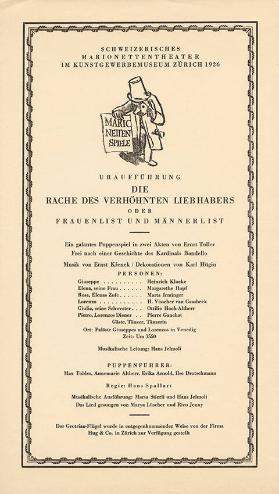 Die Rache des verhöhnten Liebhabers