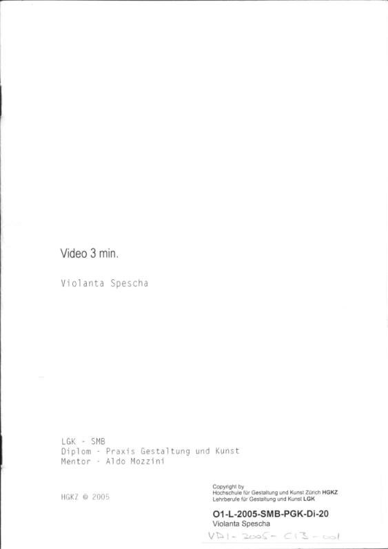 Video 3 min.