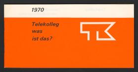 1970 - Telekolleg was ist das?