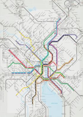 VBZ Züri Linie - Liniennetz Stadt und Region Zürich
