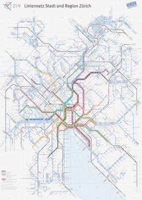 ZVV Liniennetz Stadt und Region Zürich [recto]