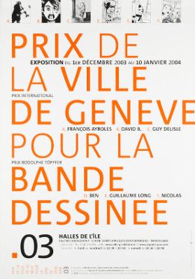 Prix de la ville de Genève pour la bande dessinée