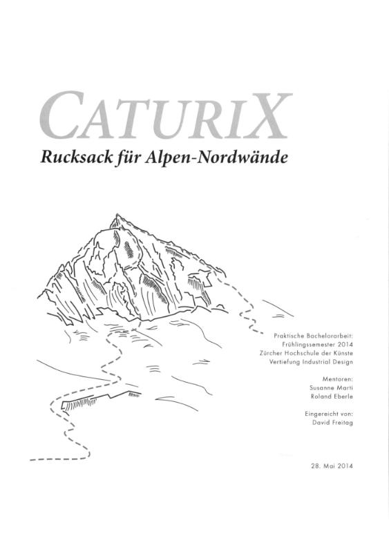Caturix - Rucksack für Alpen-Nordwände