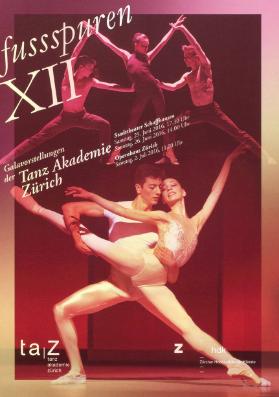 Fussspuren XII, Galavorstellungen der Tanz Akademie Zürich