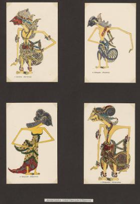 Javanische Schattenspielfiguren: Wayang Kulit