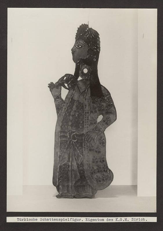Türkische Schattenspielfigur