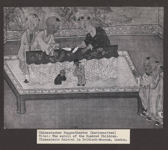 Chinesisches Marionettenspiel