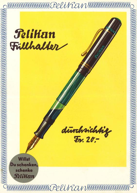 Pelikan Füllhalter - durchsichtig Fr. 20.-