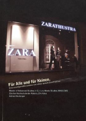 Zarathustra - Für Alle und für Keinen