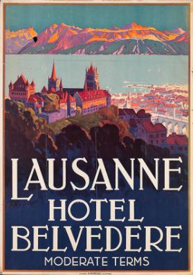 Lausanne - Hotel Belvédère - Moderate terms