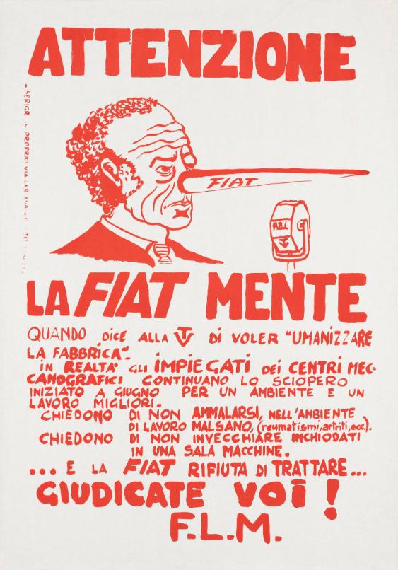 Attenzione - La Fiat mente - Giudicate voi! F.L.M.
