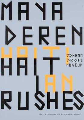 Maya Deren - Haitian Rushes - (warum sie restauriert und gezeigt werden müssen) - Johann Jacobs Museum