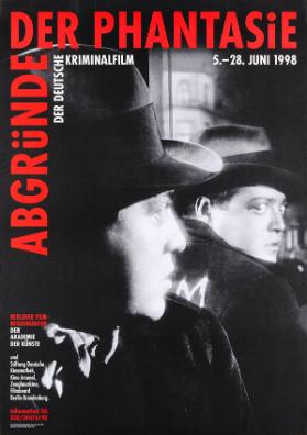 Abgründe der Phantasie - Der Deutsche Kriminalfilm - Berliner Filmbegegnungen der Akademie der Künste