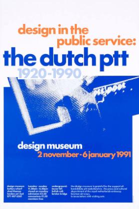 Design in the public service: The dutch PTT 1920-1990 - Design Museum