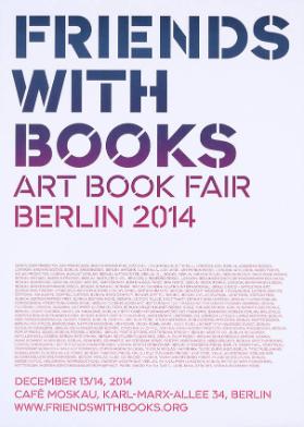 Friends with Books - Art Book Fair Berlin 2014