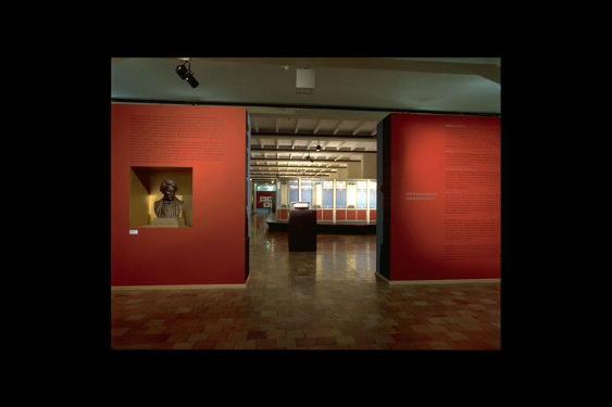 Gottfried Semper ; Ausstellungsansicht
