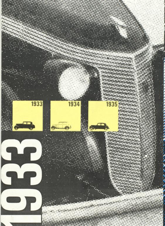 Veränderungen im Laufe der Zeit, 1933-1987