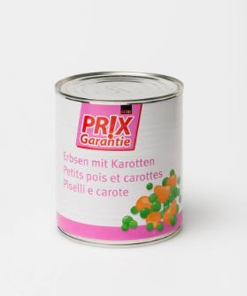 Prix Garantie - Erbsen mit Karotten