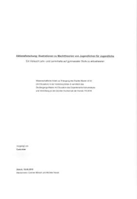 Aktionsforschung; Illustrationen zu Machttheorien von Jugendlichen für Jugendliche