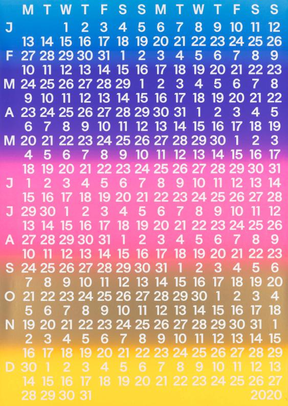 J - F - M - A - M - (...) - 1 -2 -3 -4 - 5 - (...) - 2020
