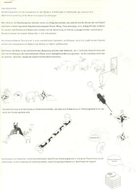 Konzept des Ausstellungsplakats und der Vernissagekarte für "Ernte 94"